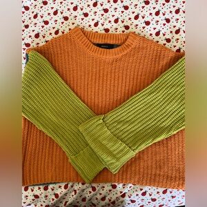 Forever 21+ colorblock sweater size 0x